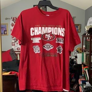 49ers super t shirt size L